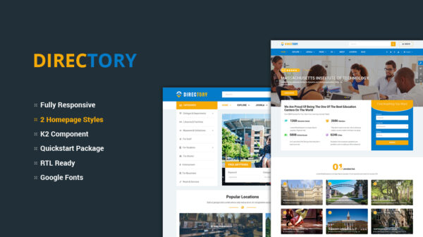 SJ Directory Customizable Directory Joomla Template