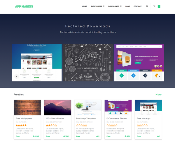 AppMarket – WordPress Digital Content Marketplace Theme