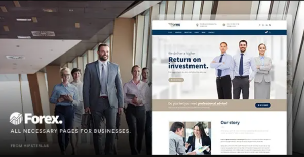 Forex – Business & Financial WordPress Theme