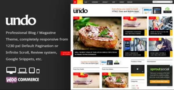 Undo 2.2 WordPress News / Magazine Theme