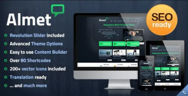 Almet – Responsive Multi-Purpose Theme