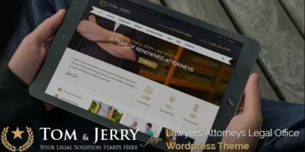 Tom & Jerry – A WordPress Law and Business Theme