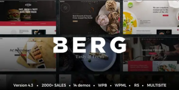 BERG 4.3 Restaurant WordPress Theme