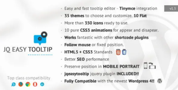 jqEasytooltip – WordPress Tooltip Plugin