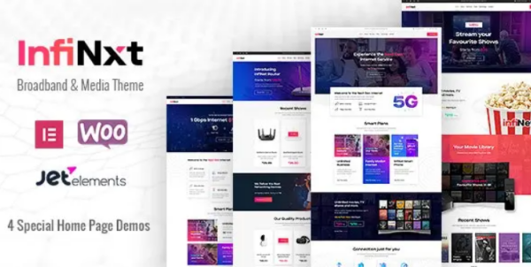 InfiNxt – Satellite TV, Internet Service Provider WordPress Theme 1.8