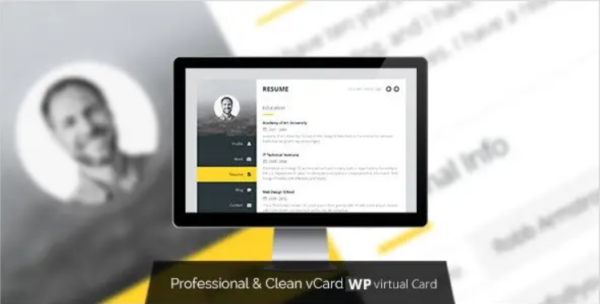 Premium Layers – WordPress vCard & Resume Theme