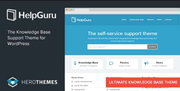 HelpGuru – A Self-Service Knowledge Base WordPress Theme 1.7.5