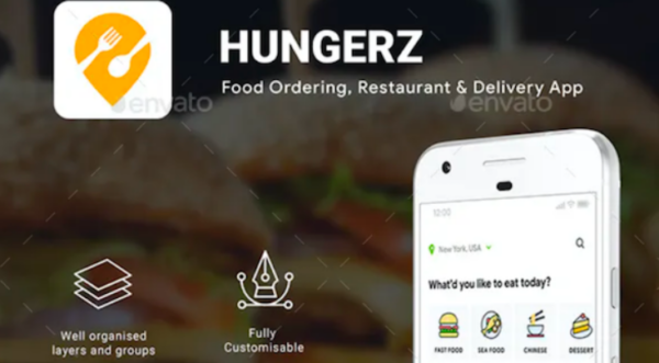 6App UI Kit| Multi Restaurant Food Ordering App UI| Food Delivery App UI| Restaurant POS UI| Hungerz