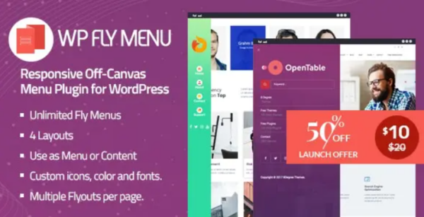 WP Fly Menu – Responsive Off-Canvas Menu Plugin for WordPress