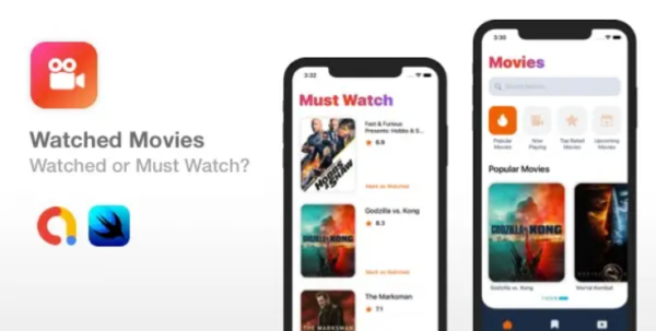 Watched Movies – SwiftUI iOS app template