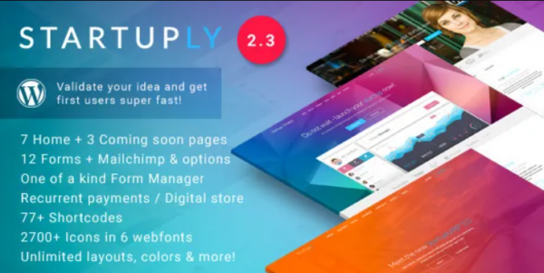 Startuply 3.1 Multi-Purpose Startup Theme