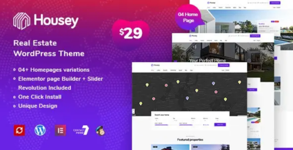 Housey – Real Estate WordPress Theme