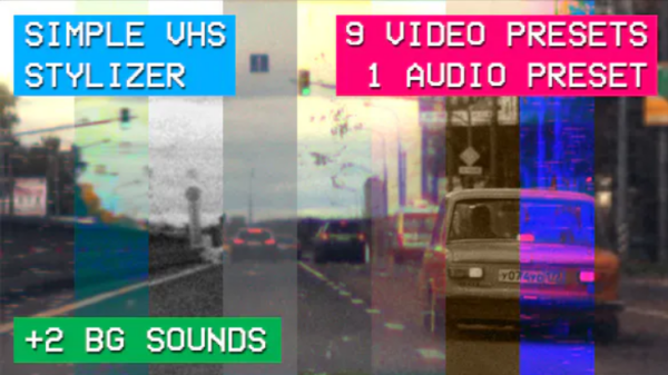 Simple VHS Stylizer Preset