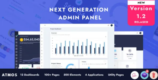 Atmos – Next Generation Admin Panel Design 1.2