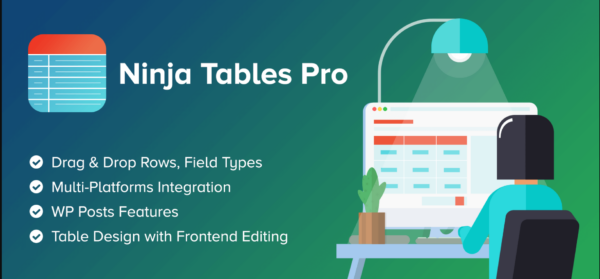 Ninja Tables Pro – The Fastest and Most Diverse WP DataTables Plugin