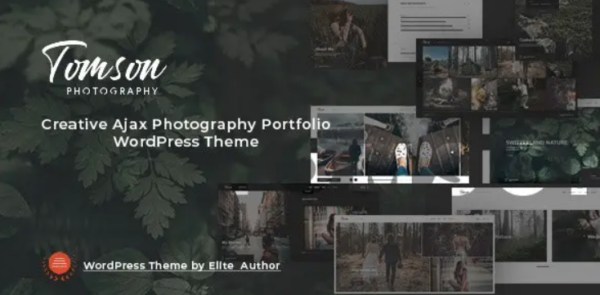 Tomson – Ajax Showcase Photography WordPress Theme