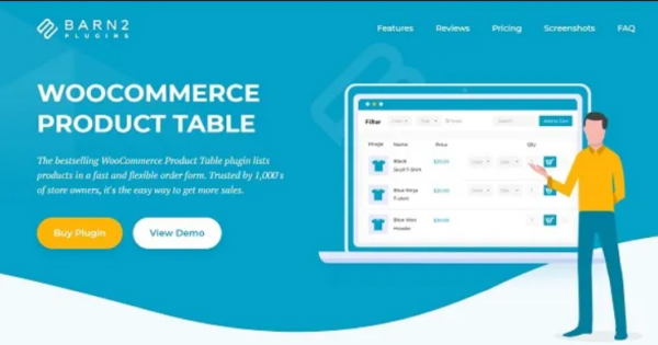 WooCommerce Product Table – Barn2 Media