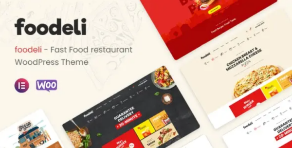 Foodeli – Food Ordering & Delivery WordPress Theme 1.0.4