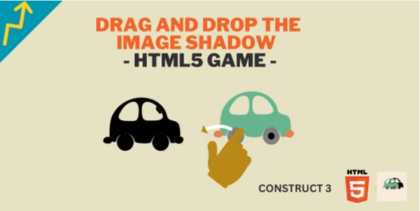 DRAG AND DROP IMAGE SHADOW GAME - HTML5 GAME