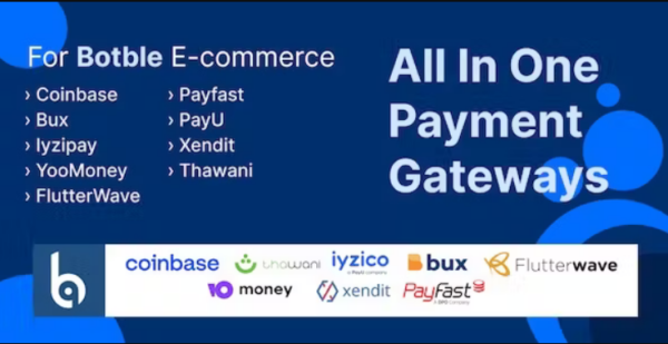 Extra payment gateways for Botble eCommerce