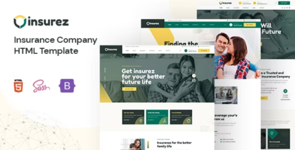 Insurez - Insurance Company HTML Template 21 May 2023