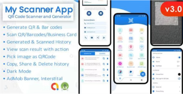My QR Code Generate & Scanning App (Android 13 Supported) 3.1