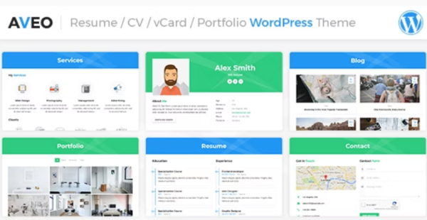 Aveo WordPress CV/Resume Theme 1.4.3