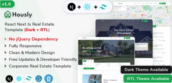 Hously - React Next.js Real Estate Template