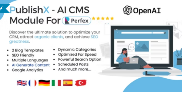 PublishX - AI Powered CMS For Perfex CRM