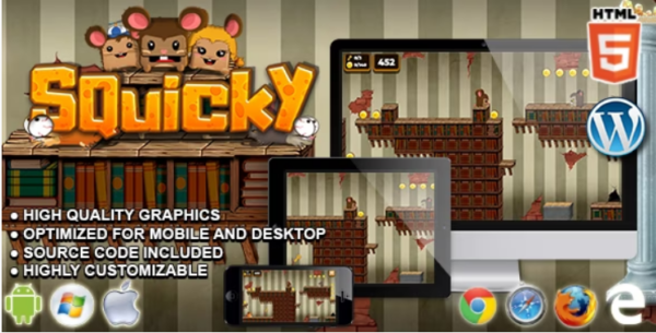 Squicky - HTML5 Platform Game