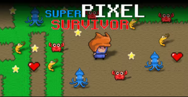 Super Pixel Survivor - HTML5 Game [NO CAPX, NO C3P]