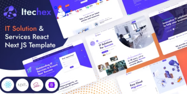 Itechex - IT Solution & Services React Next JS Template