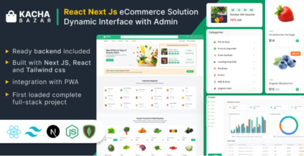 KachaBazar React Next Js eCommerce Solution 1.5.0