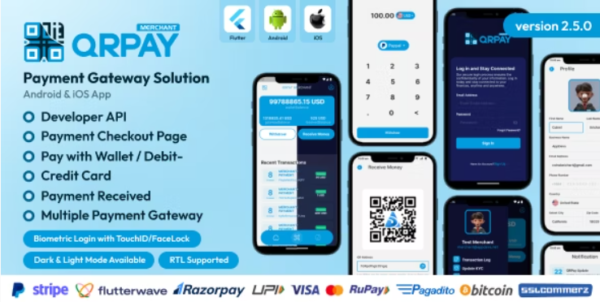 QRPay Merchant - Payment Gateway Solution 4.8