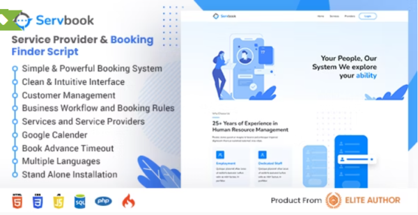 Servbook - Appointment Management System & Booking Software For Doctor, Spa & Saloon 1.0.7