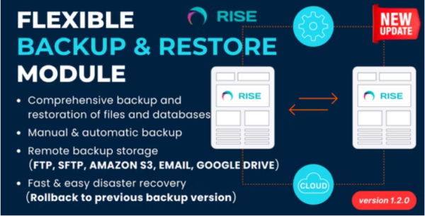 Flexible Backup & Restore Module For RISE CRM 1.2.0