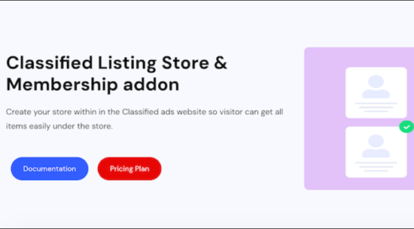 Classified Listing Store & Membership Add-ons 1.5.4