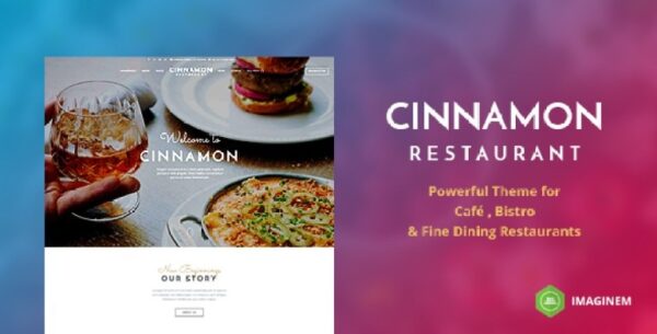 Cinnamon Restaurant Theme for WordPress 3.9.2